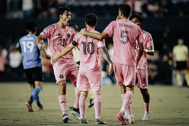 迈阿密4-2赢了：梅西2球1助，苏神3分钟双响！近5轮首胜